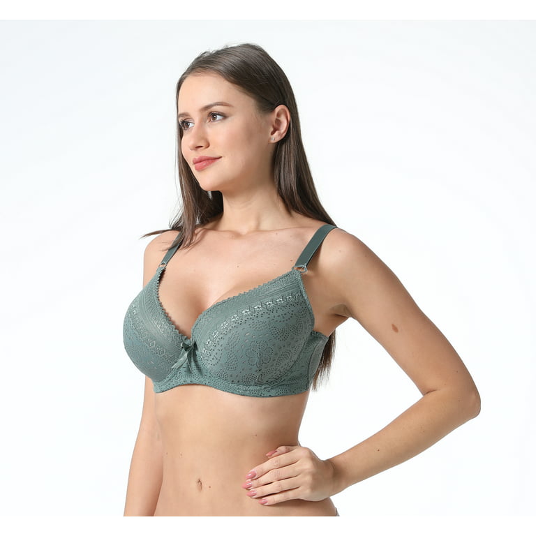 Women Bras 6 Pack of T-shirt Bra B Cup C Cup D Cup DD Cup DDD Cup 42DD  (A6692)