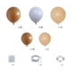 thumbnail image 4 of Kit de globos, macarons, látex gris y azul, 73 unidades, para fiestas, 4 of 4