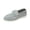 Gray, variant on Willtoo Women’s Twist Strap Faux Suede Slip On Loafers, Closed Toe Soft Light Flat Shoes, Casual Footwear for Office, Shopping & Daily Walking