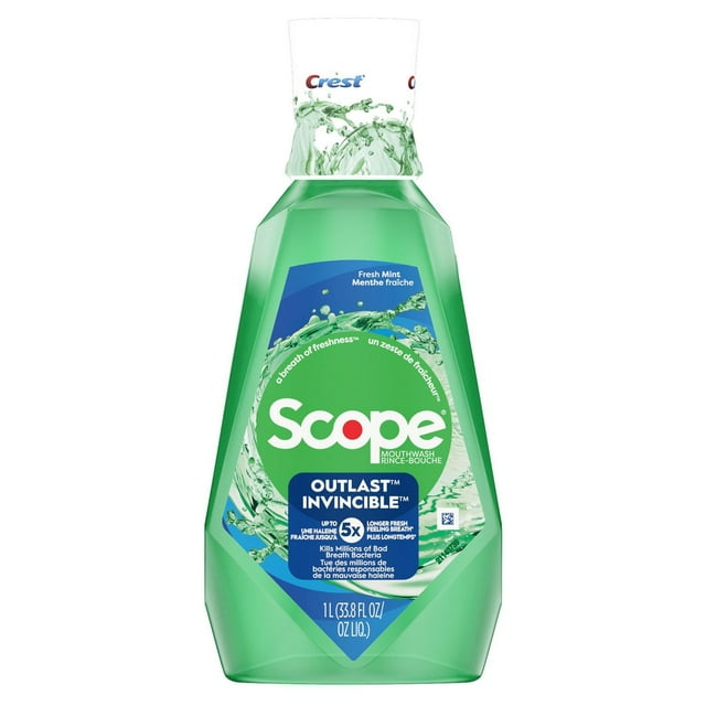 Crest Scope Outlast Rince-Bouche/rinçage Buccal 1 Litre