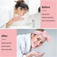 thumbnail image 4 of ZHAOCHENG Diadema de maquillaje, banda para el cabello con lazo, diadema de spa para mujer, diadema de ducha deportiva para yoga, diademas de lavado, diadema elástica para el cabello para niñas y muje, 4 of 5