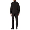 thumbnail image 2 of Adam Baker Men's 91003 Regular Fit 2-Piece Double Breasted Shawl Collar Tuxedo - Black - 40S, 2 of 5