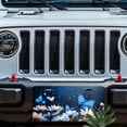 thumbnail image 5 of Blue Butterflies and Daisies Front License Plate, Metal License Plate, Funny Standard Plates Personalized Novelty Decorative For Men/Women/Boys/Girls Car 6×12 Inch, 5 of 6