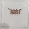 thumbnail image 1 of Collar con colgante de letra de cristal para mujer, Gargantilla de circón, cadena de año de nacimiento, inicial, regalo de joyería, 1996, 1997, 1 of 4
