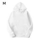 thumbnail image 1 of Sudadera con capucha Sudadera con capucha unisex de algodón Sudadera con capucha que absorbe el sudor Sudadera con capucha, Blanco, M Methold AP000776-13, 1 of 7