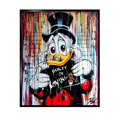 thumbnail image 1 of Disney Graffiti Art Canvas Paintings Mickey Mouse and Donald Duck Street Art Poster and Print Wall Art Picture for Home Decor13x18cm Unframed Gao Jinjia LED, 1 of 2