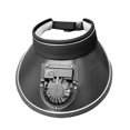 thumbnail image 1 of Visors Sombrero con ventilador, sombrero de ventilador de refrescante de borde ancho para niños adultos deportivos viajes Negro, 1 of 9