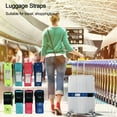 thumbnail image 4 of Travel Anti-theft Secure Lock Password Lock Baggage  Belt Luggage Strap Packing Belt DARK BLUE WITH PASSWORD, 4 of 8