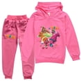 thumbnail image 1 of Conjunto de chándal para niñas, sudadera con capucha y pantalones de algodón, disfraz de Acción de Gracias para niños pequeños zhangmenya LED, 1 of 2