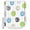 White, variant on Polka Dots Abstract Bathroom Shower Curtains with 12 Hooks Waterproof Shower Curtain for Stalls and Bathtubs Modern Concentric Circles Blue Pink Decorative Bathroom Privacy Curtain 36x72 Inches