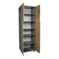 thumbnail image 3 of 30" x 84" Utility Cabinet-Four Door-with Natural Teak door, 3 of 5