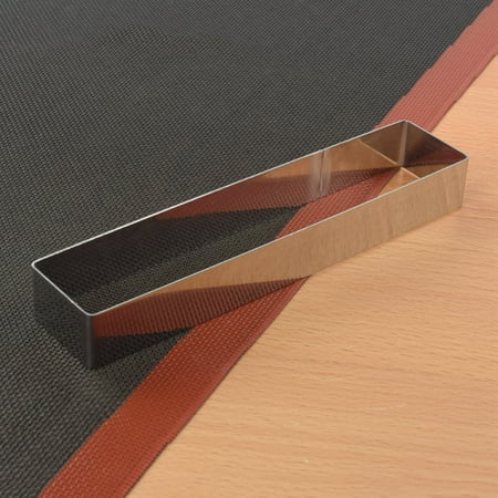 

Stainless Steel Mousse Moulds Rectangle Cake Making Molds Baking Supplies