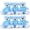 6Pcs-Blue, variant on Muiteiur Bulk Teddy Bear 9 Packs Small Teddy Bear Stuffed Animals for Baby Shower