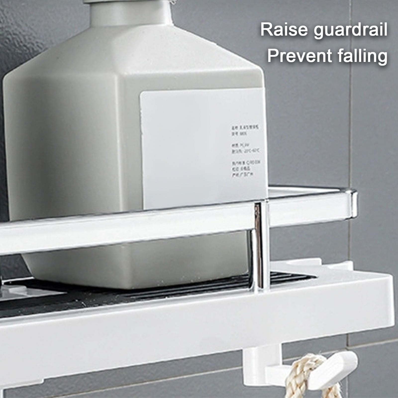Hanging Shower Caddy Bathroom Organizer, Rustproof Shower Shelf Racks Over Shower Head, No Drilling Inside Bath Shower Rack Shelves Over Showerhead for Shampoo with Soap Hold-er