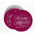 thumbnail image 2 of Inkdotpot Joyeux Noël & Bonne Année Texte Bouteille Tag Feuille d'Argent Réel Faveur Hang Tags Pack de 50, 2 of 6