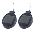 thumbnail image 1 of Wosthever Paquete de 2 paneles de parte de repuesto de luz Solar para linternas colgantes, lámpara de farol Solar para exteriores, accesorio Iluminación y accesorios Wosthever HA037458-00, 1 of 6