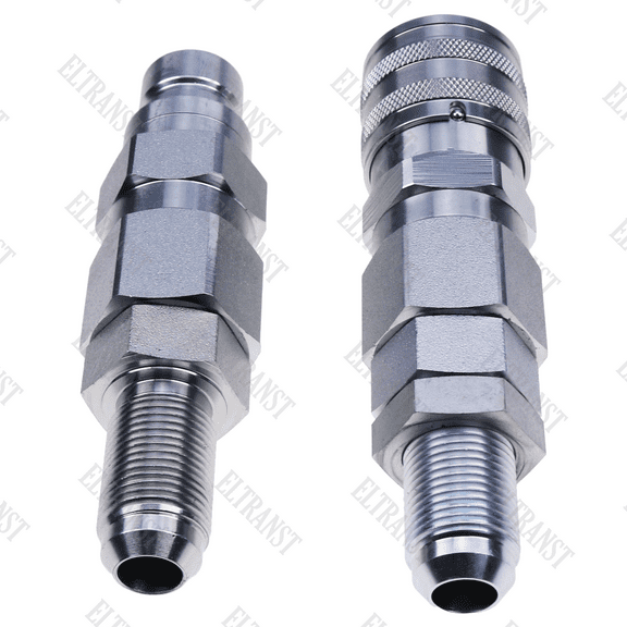 #10 JIC Thread 1/2" Hydraulic Quick Connect Coupler For Bobcat 463 553 753 763