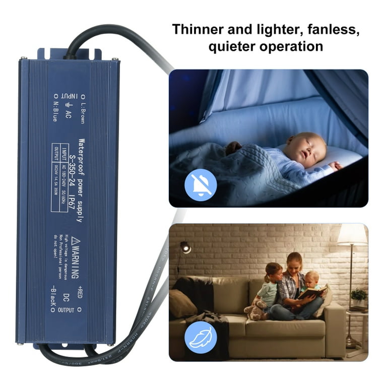 Snapklik.co : 12V 350W IP67 Waterproof Outdoor Power Supply, AC 110 Snapklik.co : 12V 350W IP67 Waterproof Outdoor Power Supply, AC 110
