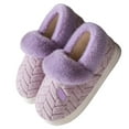 thumbnail image 3 of CAIXIA Women's Cozy Bootie Slippers Memory Foam Warm House Shoes with Fluffy Collar Non- Indoor Outdoor, 3 of 5
