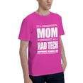 thumbnail image 2 of I'M A Mom And A Rad Tech Nothing Scares Me T-Shirt-Mother'S Day Gift Men'S Basic Short Sleeve T-Shirt Fuchusia X-Large, 2 of 5