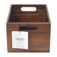 thumbnail image 5 of Better Homes & Gardens Acacia Wood Basket, Dark Finish, 5 of 5