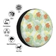 thumbnail image 4 of Fotbe Tropical Flowers Funda de Llanta de Repuesto con Estampado, Engrosada, Ajuste Universal para Jeep, Remolque, RV, SUV, Camión-17 inch, 4 of 6