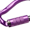 thumbnail image 4 of S SERENABLE Carabiner Rock Climbing Metal Clip Heavy Duty Screwgate Auto Lock, 4 of 9
