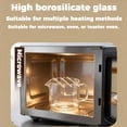 thumbnail image 5 of Glass Microwave Bacon Cooker(2.1L/74Oz), Heat Resistant, Non-Stick Oil, 2027 New Glass Bacon Grill, Glass Bacon Cooker for Microwave Oven for Home Cooking, Picnics, and Barbecues (1Pc), 5 of 8