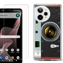 Phone Case for ATT Verge 2 5G, with Screen Protector, by OneToughShield - Vintage Camera