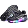 thumbnail image 1 of Led Light Up Roller Shoes Double Wheel Usb Rechargeable Skating Shoes zhangyuxiang LED, 1 of 2