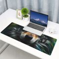 thumbnail image 4 of Rocae Realistic Style Colorful Wolf for Gaming Mouse Pad, Mouse Pad Large, Office Computer Keyboard Mousepad, Keyboard and Mouse Pad with Stitched Edges,31.5 x 11.8 in, 4 of 5