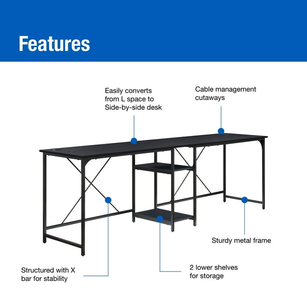 Mainstays desk assembly instructions discount