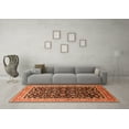 thumbnail image 3 of Ahgly Company Indoor Rectangle Oriental Orange Industrial Area Rugs, 5' x 8', 3 of 4
