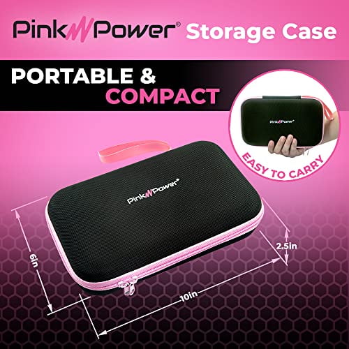 Pink Power Storage Case for Cordless Electric Scissor Box Cutter Cordless Screwdrivers - Craft Sewing Accessories Storage Case - Fits HG2043 HG1214 PP481 PP481-LK