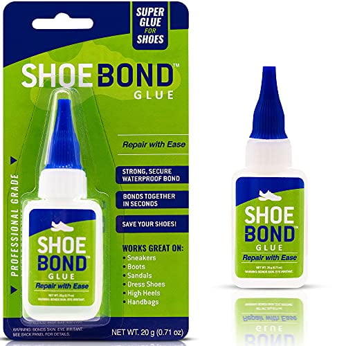 Chaussure à Lien - Qualité Professionnelle, Semelle Transparente Séchage Rapide Formule de Réparation Fonctionne en Quelques Secondes Adhésif, Imperméable pour Espadrilles, Chaussures de Randonnée, Bottes, Sandales, et Plus, 20 Grammes (0.71 oz)