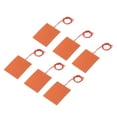 thumbnail image 1 of Unique Bargains Silicone Heating Pad, 12V 25W Heater Film Flexible Heating Plate 100mmx80mm Heater Mat, Pack of 6, 1 of 4