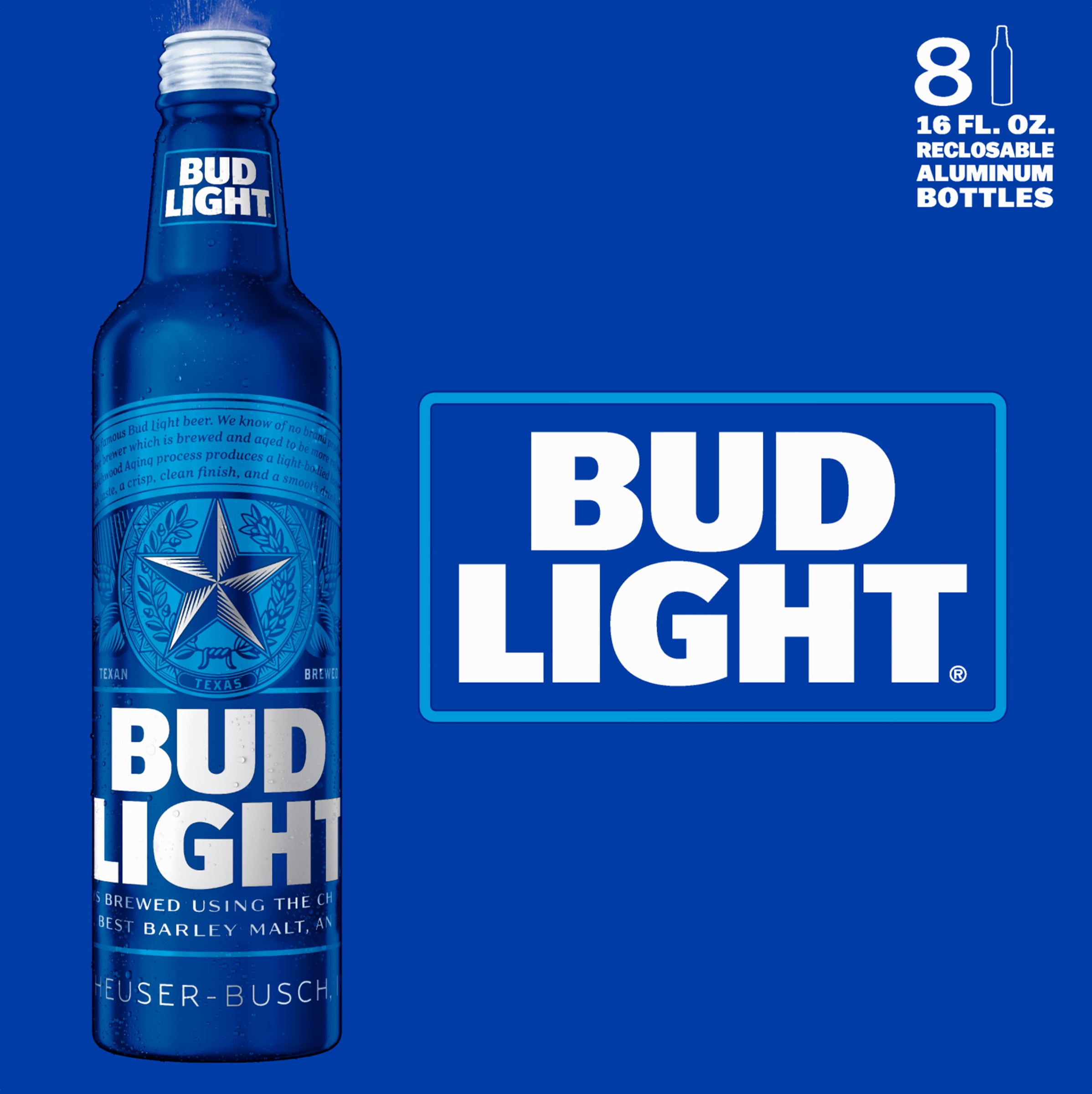 Bud light is 4.2 percent alcohol as opposed to the 5 percent alcohol conten...