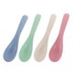 thumbnail image 5 of Cuchara de sopa colorida ecológica de paja de trigo 4pcs para niños pequeños de plástico que se alimentan por sí mismos, 5 of 6