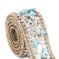 thumbnail image 4 of Dia Mond Mesh Wrap Roll  Rhinestones Chain Trim Ribbon Decoration, 2.5cm Width, 4 of 8