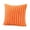 Orange, variant on Striped Decorative Throw Pillow Covers, Furenl Square Winter Decorative Sofa Pillow Cover Soft and Comfortable Faux Velvet Backrest Cover, Pink