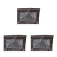 thumbnail image 1 of VONKY Documents Secure And Organized With Pouch Durable Documents Storage Pouch Brown 3Set, 1 of 6