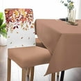 thumbnail image 5 of Fall Leaf Dining Room Chair Covers Set of 8, Maple Leaf Autumn Plant Vintage Stretch Chair Slipcovers Removable Washable Seat Cover Chair Protectors for Kitchen Home, Hotel Banquet, 5 of 6