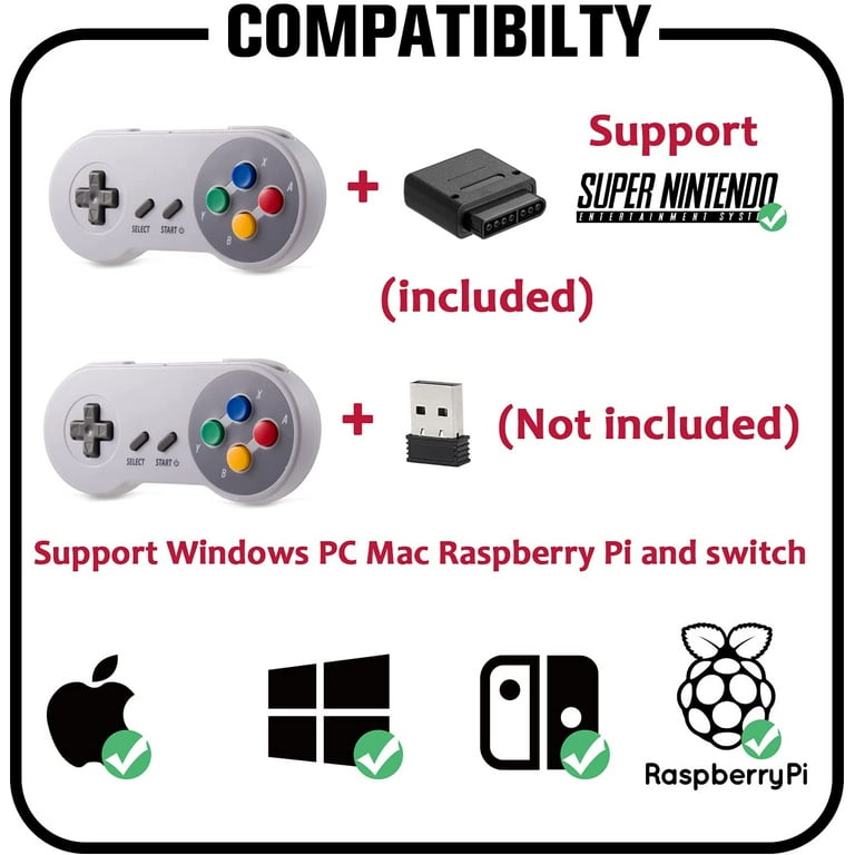 Wireless controller on sale for original snes