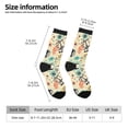 thumbnail image 2 of KLL Rockets Print Cool Socks Men's Women's Crew Socks Funny Crazy Novelty Stockings, 2 of 6