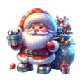 thumbnail image 2 of Adhesivos Navideños Ganfancp Grandes Decoración Navideña para Cristal con Muñeco de Nieve, 2 of 7