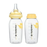 Medela Calma Bottle Nipple and Collection Bottles, Made without BPA, Air-Vent System, 8oz / 250mL