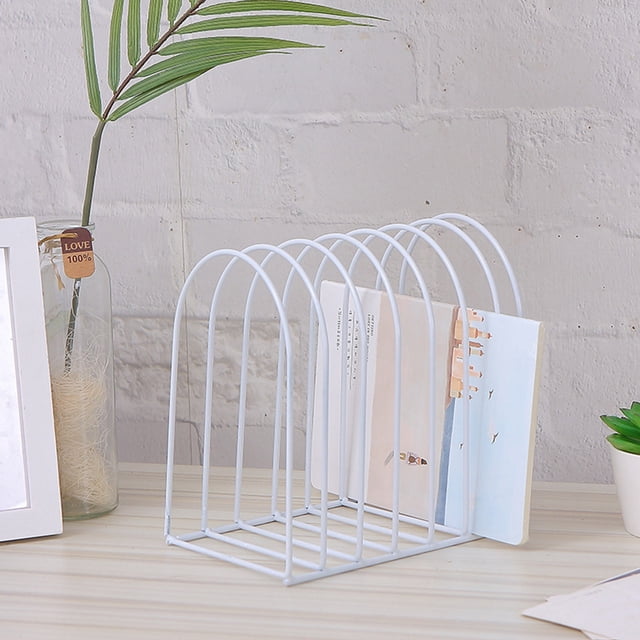 WIFKLSIIPG Desktop Wall Storage Rack Hat Rack Store Shelf Rack Home Purpose Desktop Display Rack(White)