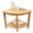 Corner, variant on Shower Bench – Waterproof Wooden Spa Seat with Storage Shelf for Bathroom, Sauna & Entryway – Eco-Friendly Bath Stool Available in 3 Sizes