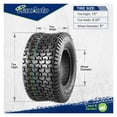 thumbnail image 5 of 2 Pcs 13x6.50-6 Mower Turf Tires 13x6.5-6 Lawn and Garden Tractor Tires, 13x6.5x6 Zero Turn Mower Tire, Tubeless 4PR/4Ply, 5 of 7
