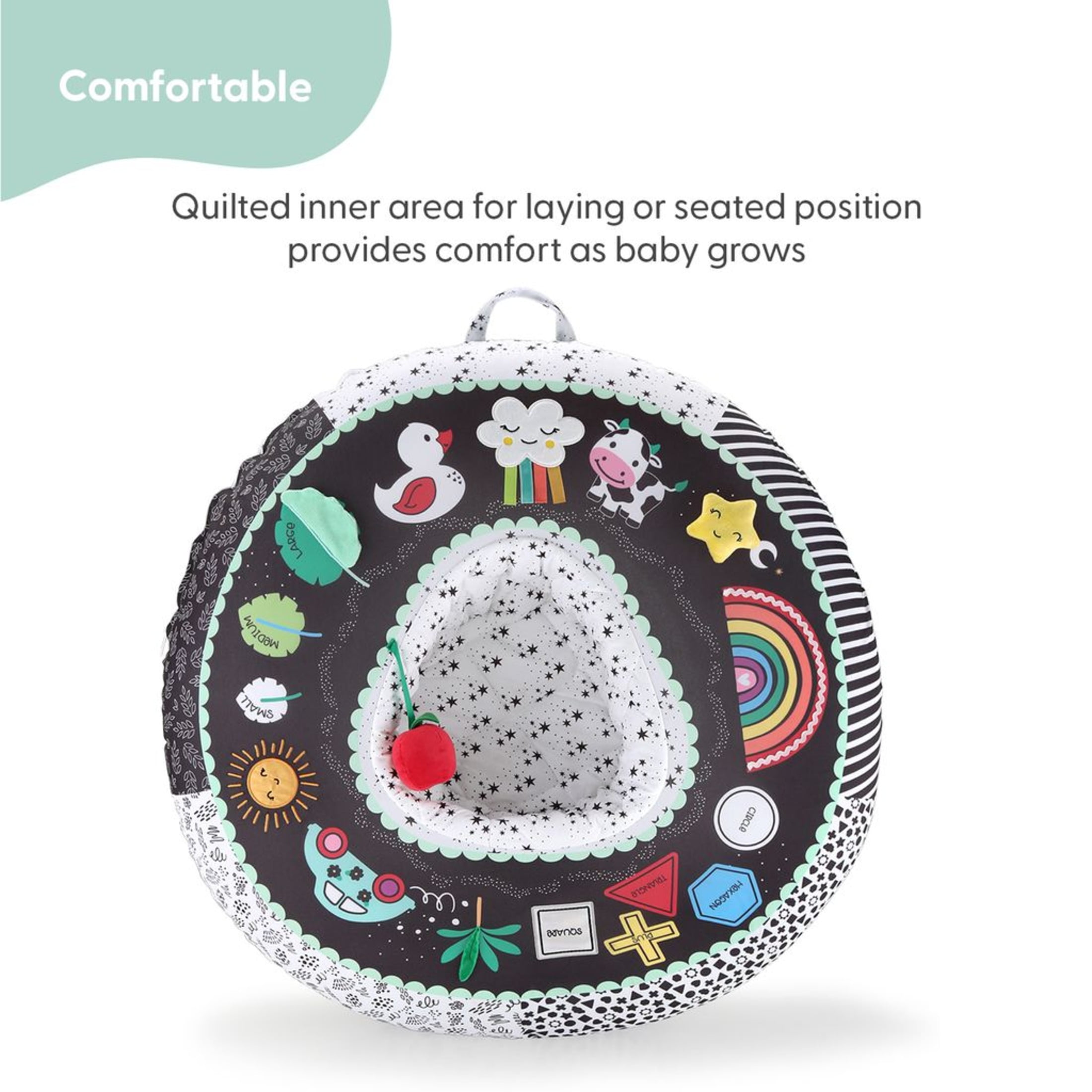 The Peanutshell Montessori Play Ring for Babies, Activity Center for Baby & Sensory Center for Sitting Up